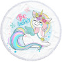 New Unicorn Print Round Beach Towel, Custom Microfiber Beach Towels for Kids#