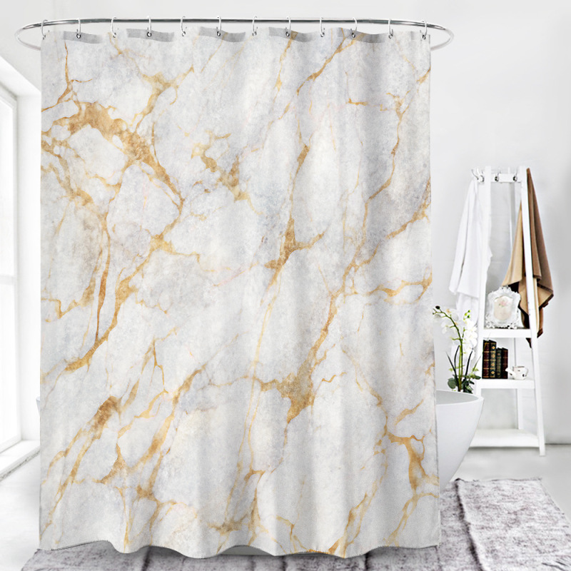 Drop shipping can custom Factory direct sale shower curtain ,polyester bathroom curtain for sale