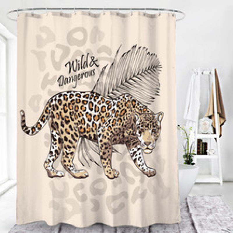 Drop shipping can custom Factory direct sale shower curtain ,polyester bathroom curtain for sale