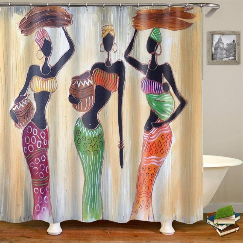 Cheap Digital Print Bathroom Curtain Set Shower, New Boy Shower Curtain Hotel/