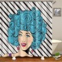 Cheap Digital Print Bathroom Curtain Set Shower, New Boy Shower Curtain Hotel/