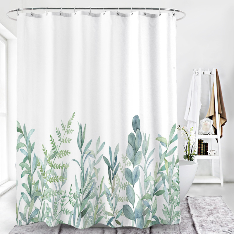 digital printed textile shower curtain, Better Design Digital Print Texteil Shower Curtains For Bathroom