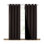 Custom Bedroom Excellent Light-blocking 100%Blackout Grommet Curtain, Polyester Drop Thermal Insulated Solid Window Curtain