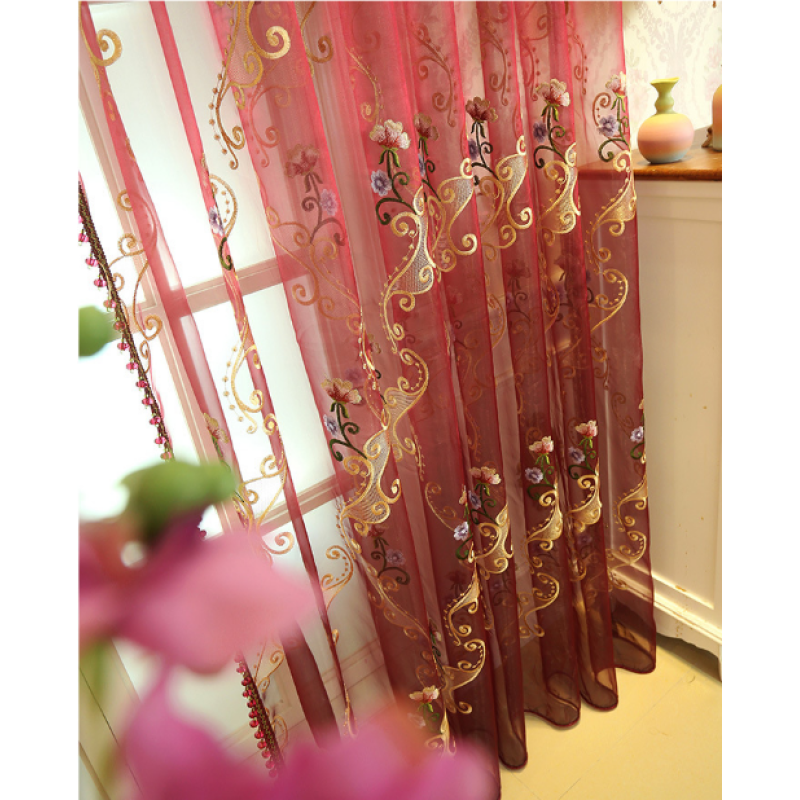 Europa goods made in turkey air curtain, Decoracion para el hogar voile macrame lace curtains&