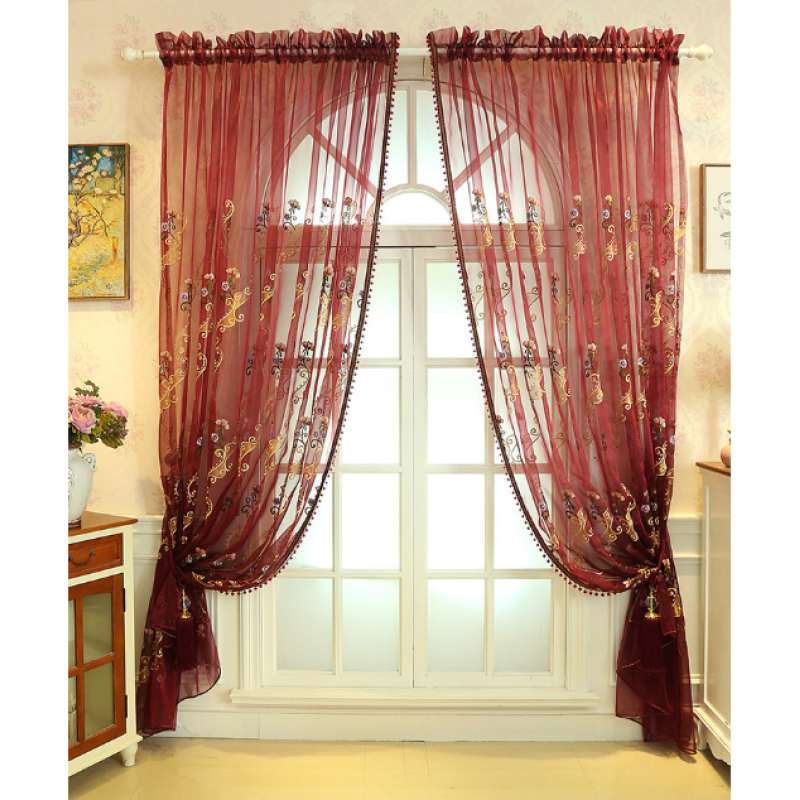 Europa goods made in turkey air curtain, Decoracion para el hogar voile macrame lace curtains&