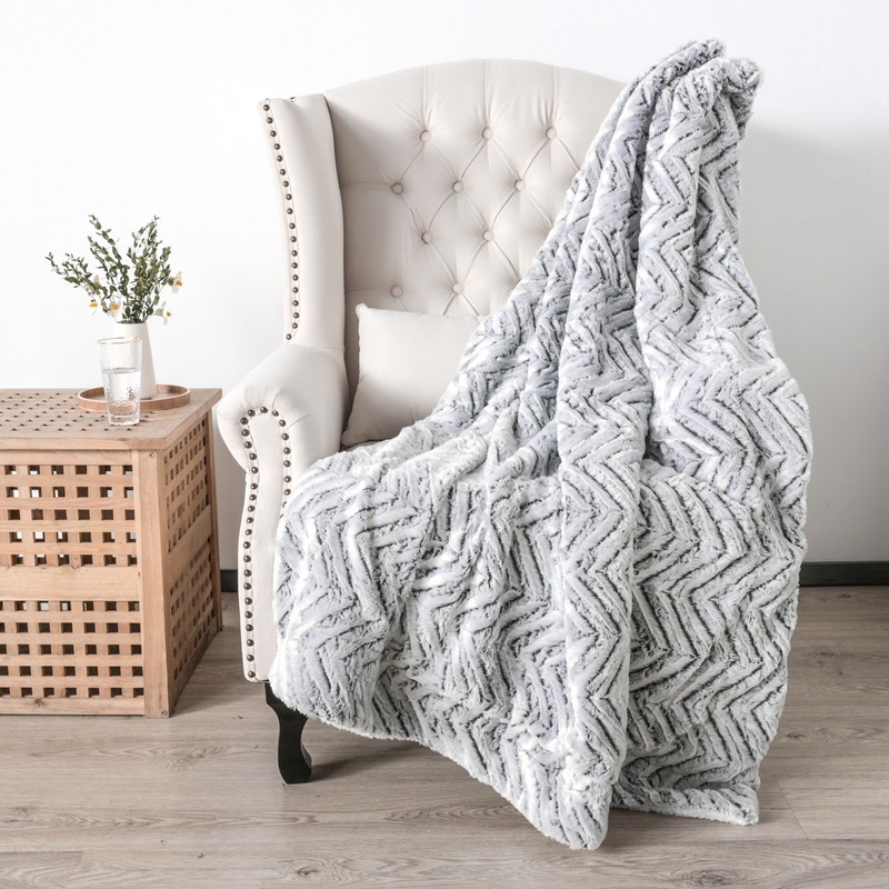Double Layer 100% Polyester Lambswool Fleece Blanket, Wholesale Custom Plush Flannel Sherpa Fleece Blanket For Winter/