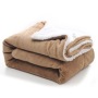 Couverture Sherpa, couverture chaude pour l'hiver, couverture en flanelle polaire/laine velours peluche ultra douce pour canapé/