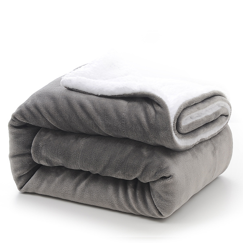 Couverture Sherpa, couverture chaude pour l'hiver, couverture en flanelle polaire/laine velours peluche ultra douce pour canapé/