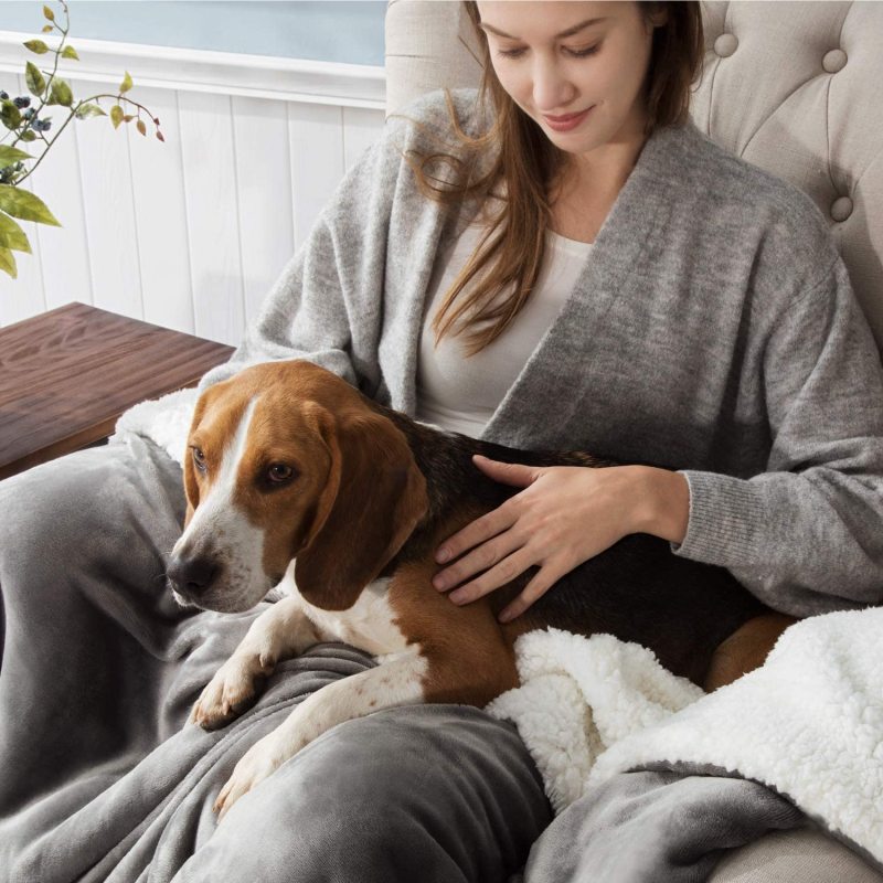 Couverture Sherpa, couverture chaude pour l'hiver, couverture en flanelle polaire/laine velours peluche ultra douce pour canapé/