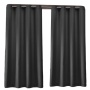 Grommet Panels Set of 2 wedding pvc outdoor curtain, wind doesnt blow them up sunbed outdoor blackout curtain /