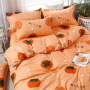 Amazon Hot Sale Printed 4 Piece Bed Sheet Set, Bed Sheet Cotton Set Bedding Set/