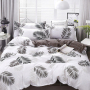 Amazon Hot Sale Printed 4 Piece Bed Sheet Set, Bed Sheet Cotton Set Bedding Set/