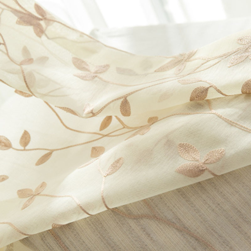 stocklot sheer hotel 92x90 in organza fabric for curtain, sheer voile organza embroidered sheer curtains