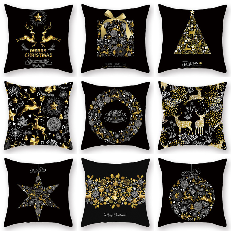 Polyester Coshion Cover Cushion, Customize New Design Christmas Cushion Cover/