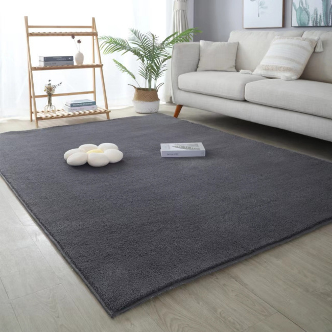 Amazon Large Soft Shaggy Round Carpet Warm Lamb Cashmere Floor Fluffy Kids Room Area Rug Thick rectangle Mats for Living Room