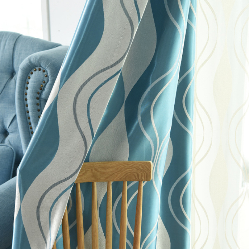 Decoracion Para El Hogar Soundproof Window Curtain Patterns, Online Store Jacquard Curtain Design For Bedroom/