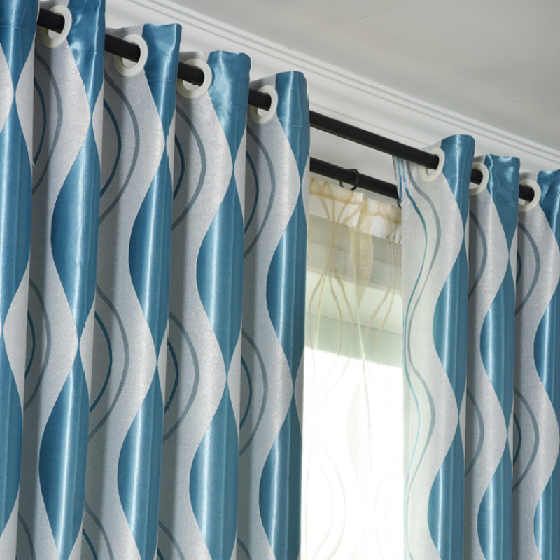 Decoracion Para El Hogar Soundproof Window Curtain Patterns, Online Store Jacquard Curtain Design For Bedroom/