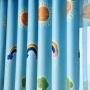 colored pencils digital print soundproof 100%polyester blackout curtain for hotel