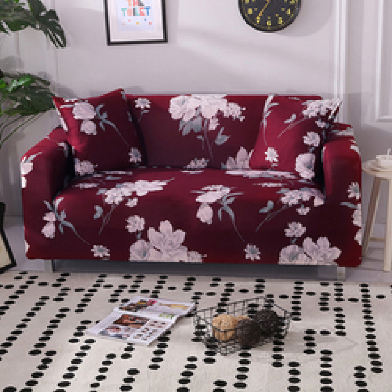 Printed Color Sofa Covers For 3 Seater Sofa, Non Slip  3 2 1 Couch Cover Sofa/