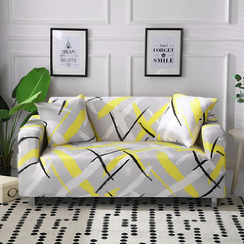 Printed Color Sofa Covers For 3 Seater Sofa, Non Slip  3 2 1 Couch Cover Sofa/