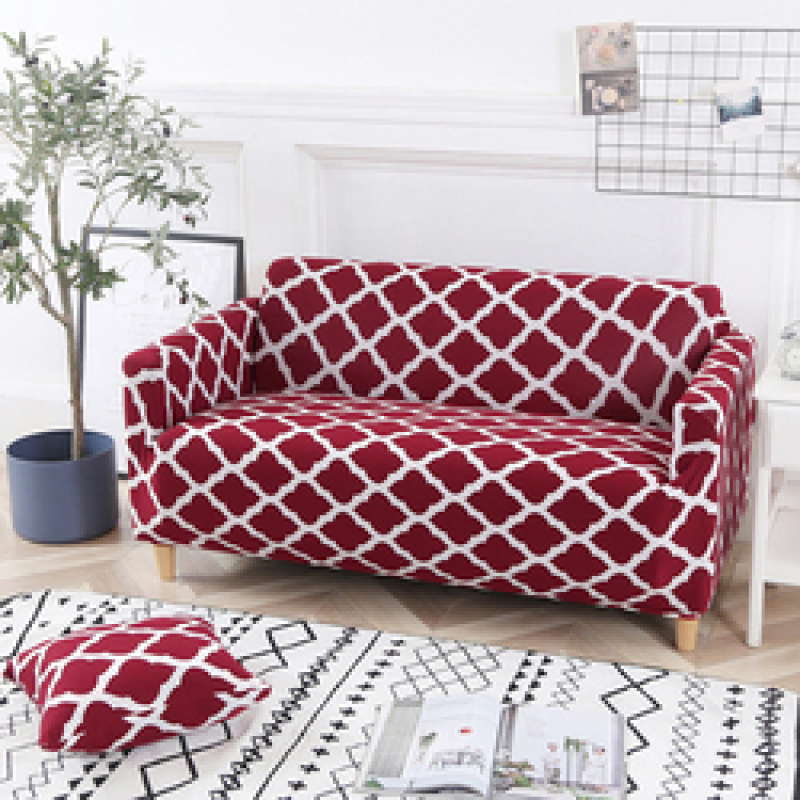 Printed Color Sofa Covers For 3 Seater Sofa, Non Slip  3 2 1 Couch Cover Sofa/