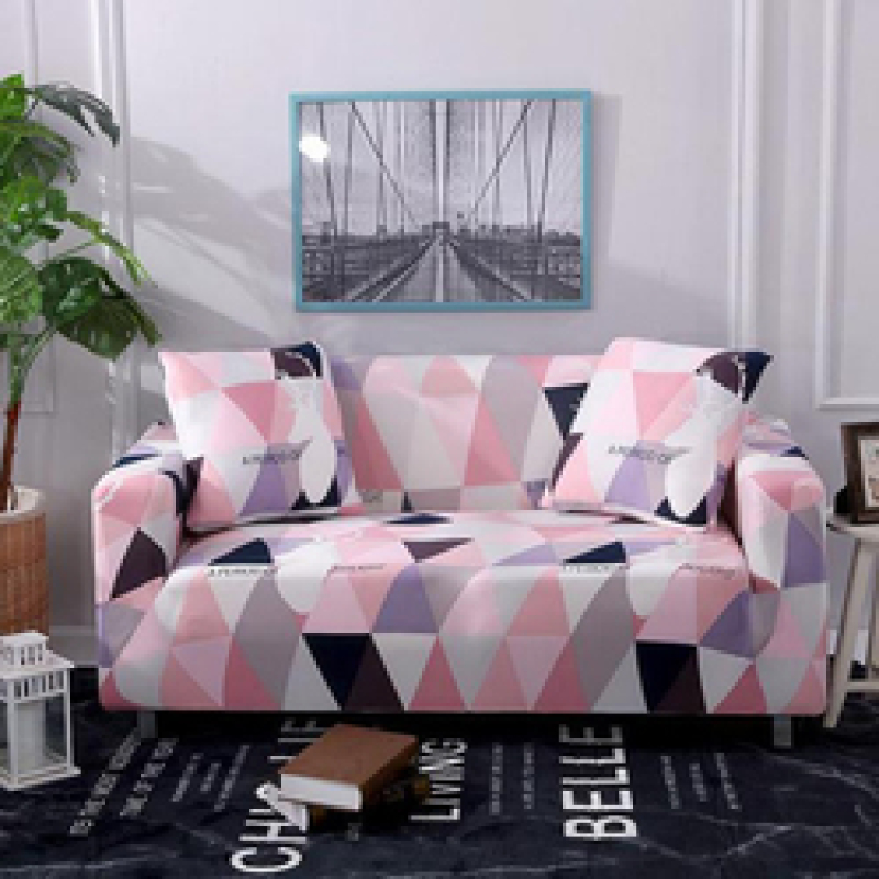 Printed Color Sofa Covers For 3 Seater Sofa, Non Slip  3 2 1 Couch Cover Sofa/