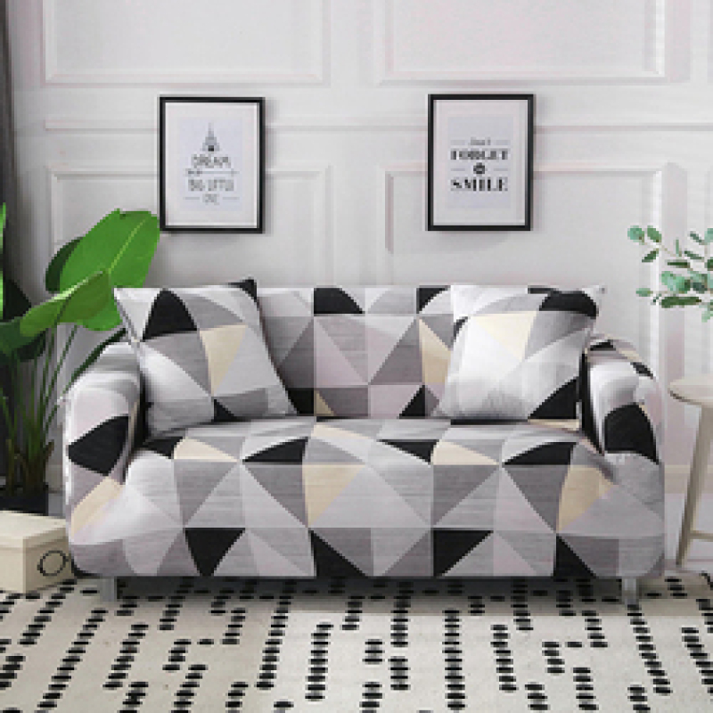 Printed Color Sofa Covers For 3 Seater Sofa, Non Slip  3 2 1 Couch Cover Sofa/