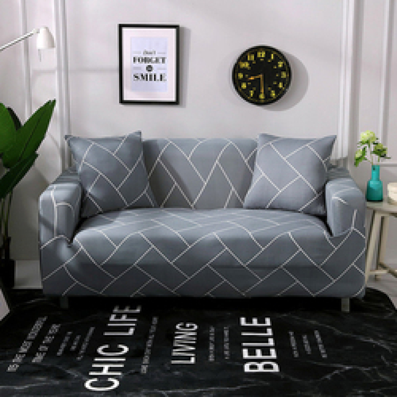 Printed Color Sofa Covers For 3 Seater Sofa, Non Slip  3 2 1 Couch Cover Sofa/