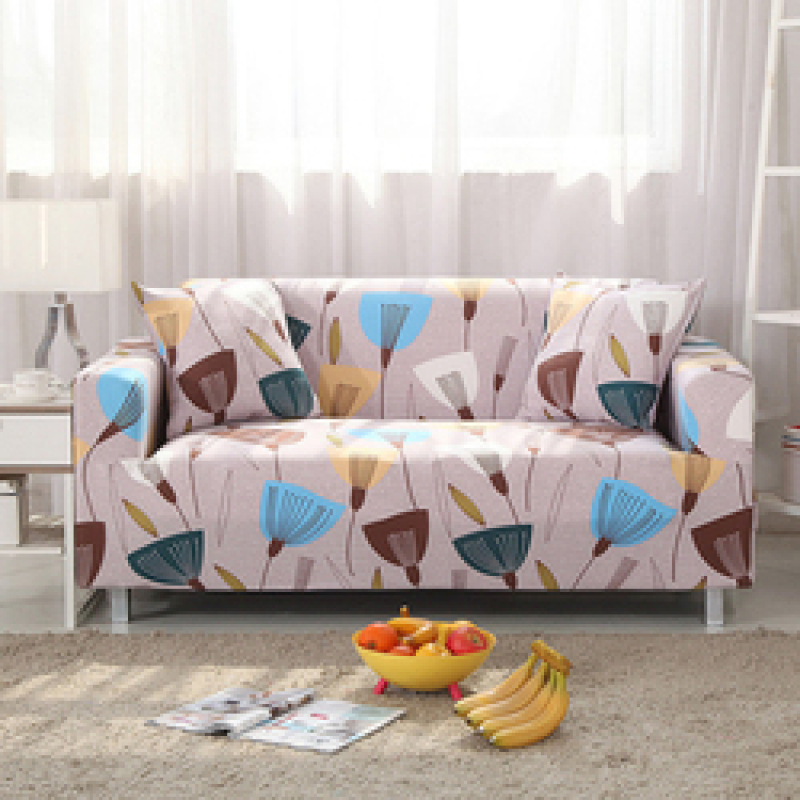 Printed Color Sofa Covers For 3 Seater Sofa, Non Slip  3 2 1 Couch Cover Sofa/