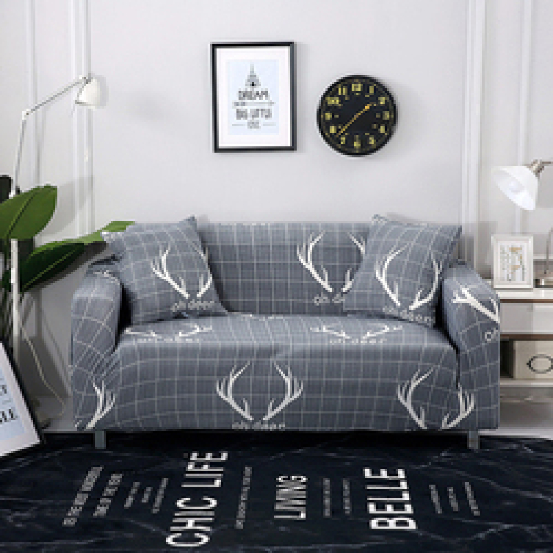 Printed Color Sofa Covers For 3 Seater Sofa, Non Slip  3 2 1 Couch Cover Sofa/