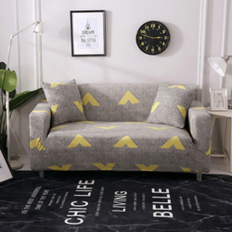 Printed Color Sofa Covers For 3 Seater Sofa, Non Slip  3 2 1 Couch Cover Sofa/