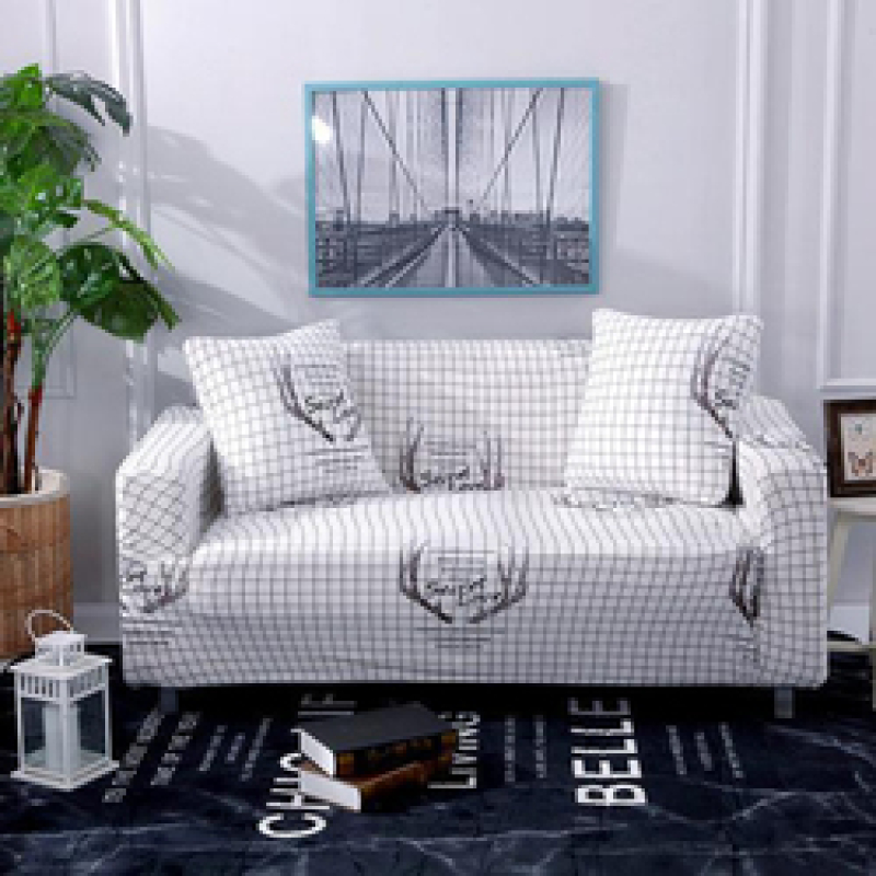 Printed Color Sofa Covers For 3 Seater Sofa, Non Slip  3 2 1 Couch Cover Sofa/