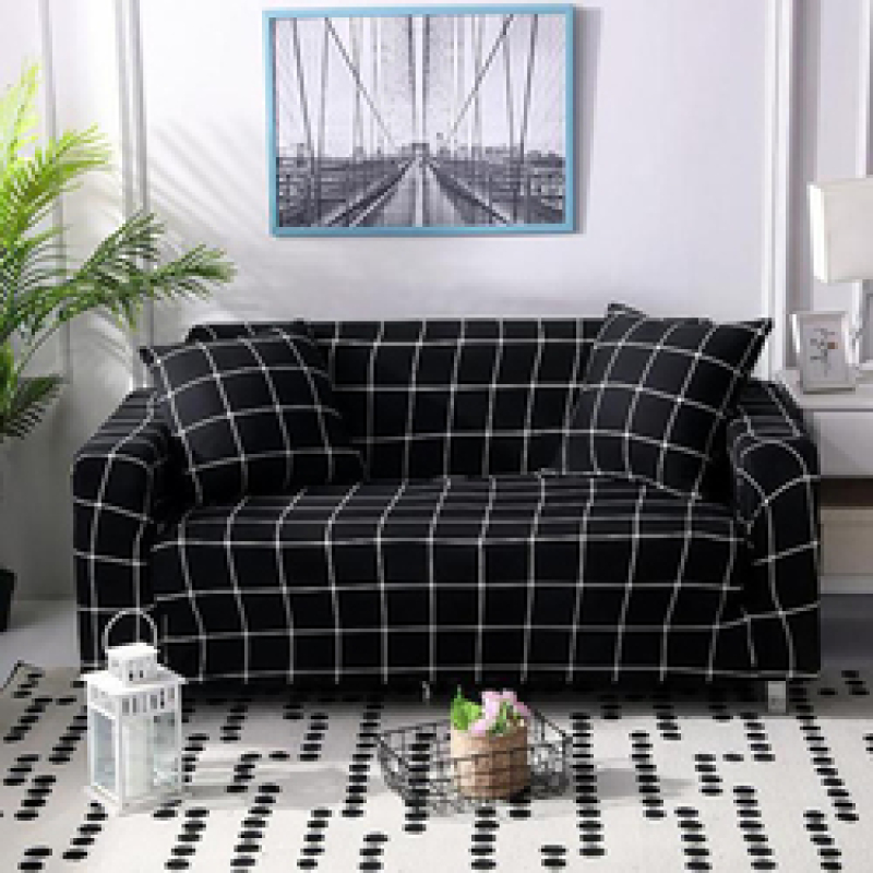 Printed Color Sofa Covers For 3 Seater Sofa, Non Slip  3 2 1 Couch Cover Sofa/
