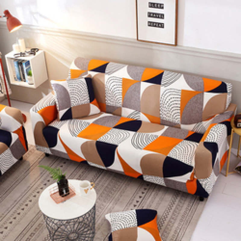 Printed Color Sofa Covers For 3 Seater Sofa, Non Slip  3 2 1 Couch Cover Sofa/