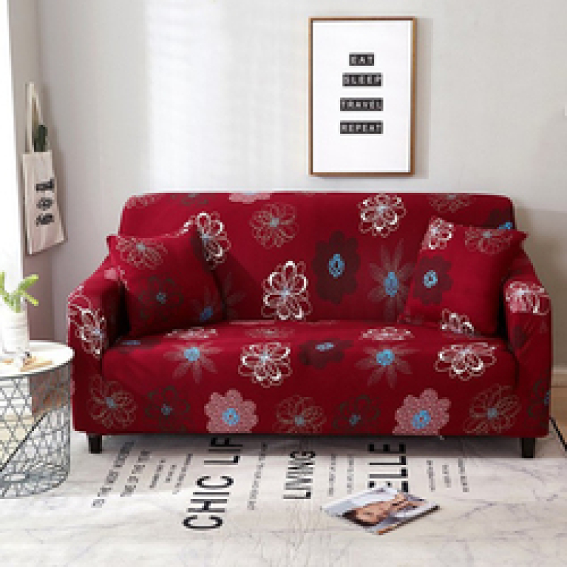 Printed Color Sofa Covers For 3 Seater Sofa, Non Slip  3 2 1 Couch Cover Sofa/