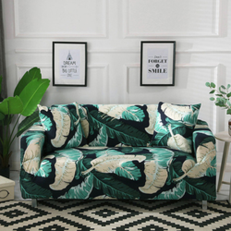 Printed Color Sofa Covers For 3 Seater Sofa, Non Slip  3 2 1 Couch Cover Sofa/