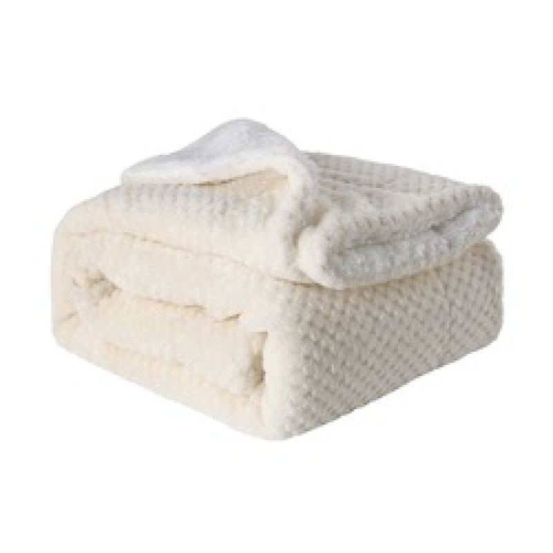 High Quality Heavy Throw Blanket, 100% Polyester Hot Selling Stripe Flannel Fleece Blanket For Bed Sofa/