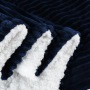 High Quality Heavy Throw Blanket, 100% Polyester Hot Selling Stripe Flannel Fleece Blanket For Bed Sofa/
