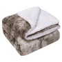 High Quality Heavy Throw Blanket, 100% Polyester Hot Selling Stripe Flannel Fleece Blanket For Bed Sofa/