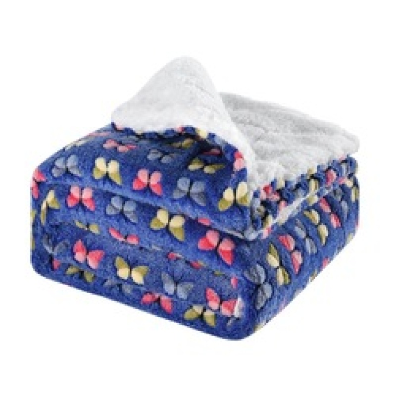 High Quality Heavy Throw Blanket, 100% Polyester Hot Selling Stripe Flannel Fleece Blanket For Bed Sofa/
