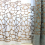 European Home Accessories Embroidered Hospital Insulated Grommet Modern Woven Blackout Curtain Fabric Flat Window Hotel Office