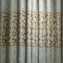 European Home Accessories Embroidered Hospital Insulated Grommet Modern Woven Blackout Curtain Fabric Flat Window Hotel Office