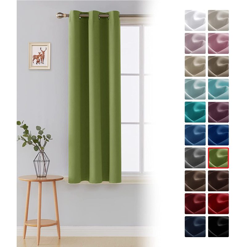 Amazon top seller 2019 ready made living room doubl rideaux,China import items decor grommet curtain vorhang/