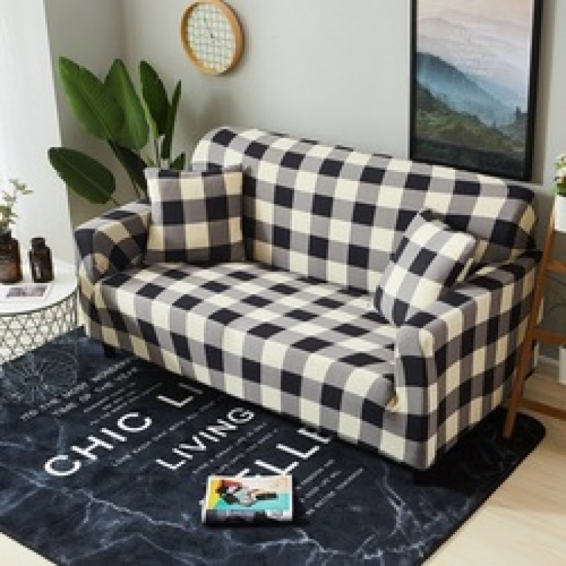 Non Slip Slipcover Sofa Cover L Shape Couch, Various Designs Spandex Covers Sofa/