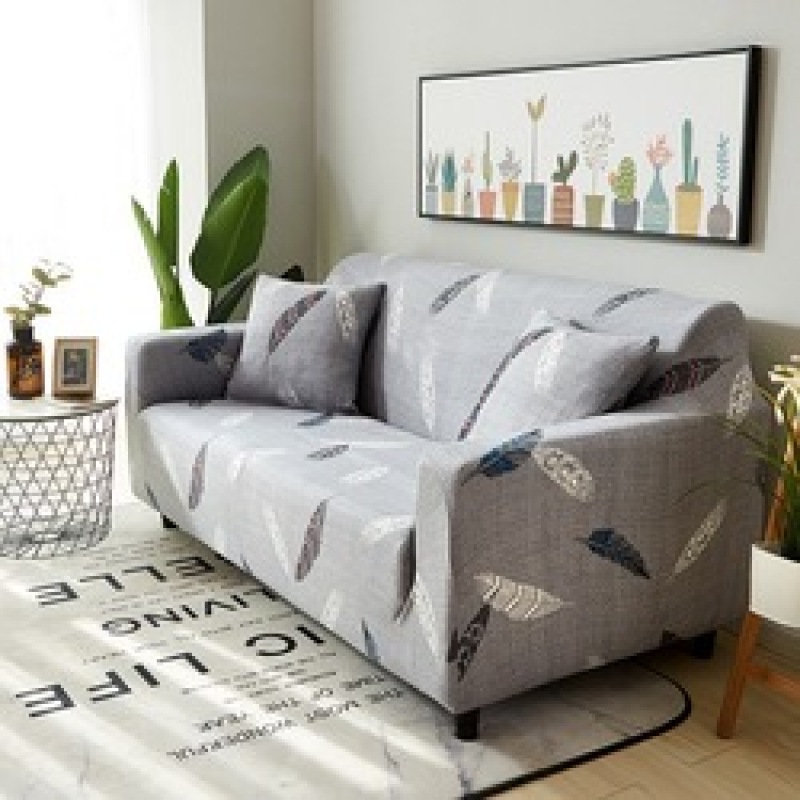 Non Slip Slipcover Sofa Cover L Shape Couch, Various Designs Spandex Covers Sofa/