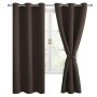 Amazon thermal insulated grommet blackout curtains blackout grommet curtains extra wide blackout curtains for bedroom 96 inches