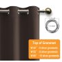 Amazon thermal insulated grommet blackout curtains blackout grommet curtains extra wide blackout curtains for bedroom 96 inches