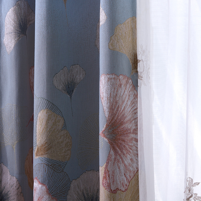 China Import Items Decor Jacquard Curtain Fabric Linen Blackout, Home Decor Linen Gordijnen/