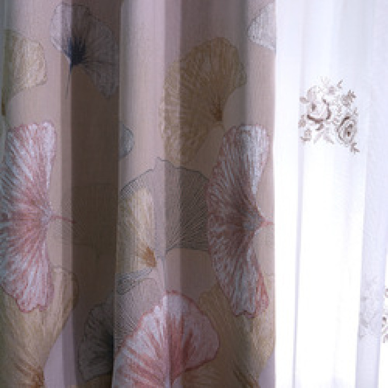 China Import Items Decor Jacquard Curtain Fabric Linen Blackout, Home Decor Linen Gordijnen/