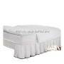 Foreign trade cross-border selling solid color elastic bed skirt ball ball,Processing custom solid color elastic bed skirt/